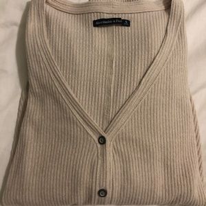 Abercrombie and Fitch Cozy Tie-Up Button Front